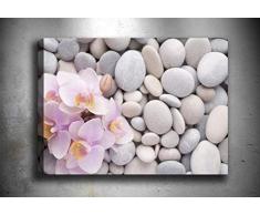 Bonamaison Peinture sur toile, multicolore, 50 x 70 cm - ConÃ§u et fabriquÃ© en Turquie