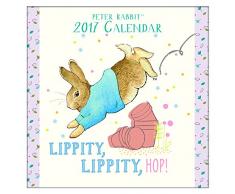 Robert Frederick 2017Â Grand Calendrier carrÃ© Beatrix Potter Aventures, en Plastique, Couleurs Assorties
