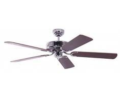 Pepeo GmbH 13322010132_v4 Potkuri Ventilateur de plafond 132 cm Acier/Acajou