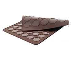 LACOR 66753 Moule Macarons Double, Silicone, Marron, 0 cm
