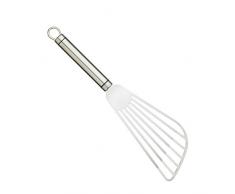 Kitchen Craft Pro-Tool Poisson avec PoignÃ©e, Acier Inoxydable, Argent, 32 x 32 x 22 cm