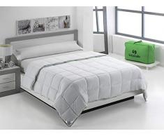 SABANALIA Couette en Fibre. 105-180 x 220 Blanc