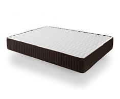 Dormio Esmeralda - Matelas réversible Viscosoft, 90 x 190 x 24 cm, Couleur Blanche