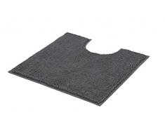 Kleine Wolke 4018905150 Kansas Tapis de Bain Coton Gris Ardoise 50 x 50 x 1,5 cm