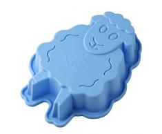 Dr. Oetker 2505 Moule Ã pÃ¢tisserie Flexxibel Love Mouton Emma Silicone 20x15x5 cm Bleu, 20 x 15 x 5 cm