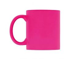 eBuyGB - Tasse en cÃ©ramique fluorescente brillante / au nÃ©on de 310 ml pour le thÃ© et le cafÃ©