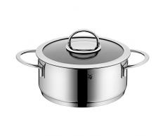 WMF 727396380 Faitout Bas, Acier Inoxydable, Argent, 20 cm