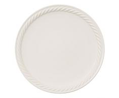 Villeroy & Boch Montauk Assiette plate, 27 cm, Porcelaine Premium, Blanc