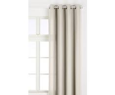 Linder 0511/11/375FR Rideau Naturel Métis Ãcru Oeillets 135 x 260 cm