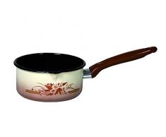 KRÃGER 150123000 Casserole Herbstlaub 12 cm, Ãmail, Multicolore