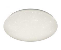 Reality Leuchten R67611100 Hikari Plafonnier, Résine Acrylique, Integriert, 46 W, WeiÃ, 74 x 74 x 10 cm