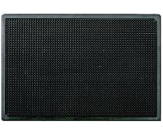 ID Mat M2 Picots Tapis Paillasson Caoutchouc Noir 53 x 35,5 cm
