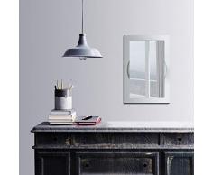 Bonamaison Décoration Murale Impression sur Miroir Encadré sur Toile, Dimensions: 40 x 60 Cm - Conçu et fabriqué en Turquie