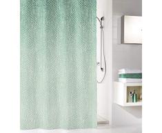 Kleine Wolke Cascada Rideau de Douche, PEVA, émeraude, 180x200 cm