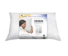 Mediflow Oreiller en duvet Premium avec eau noyau, fabriqué en Allemagne, nomite, convient aux personnes allergiques, certifié Ãko-Tex, réglable en hauteur et contention adaptable, lavable séparément en duvet