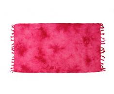 Soleil dOcre 401015 Tie and Dye Fouta Coton Fuchsia 150 x 80 cm