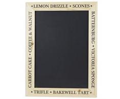 Chalkboards UK Tableaux Noirs Britannique de Cuisine imprimÃ© encadrÃ© ardoises, Bois, Naturel