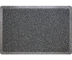 ID Mat ITINERAIR Tapis, Vinyle, Gris, 60x80x1,2 cm