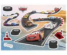 Komar 14056h Sticker Mural, Disney Cars Track, 50cm x 70cm