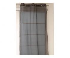 Soleil dOcre 033668 Jeans Voilage à  Oeillet Polycoton Gris 140 x 240 cm