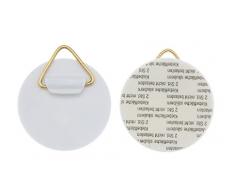 Glorex 6 1716 700 Support mural pour assiettes, autocollant, env. 40 mm, lot de 4