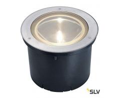 spot de sol encastrÃ© - rond - g12-70 watts - slv adjust hit - ip67 - inox