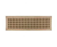 JVL Treviso Soutenu Lavable en Machine dentrée de Couloir Tapis, Polypropylène/Latex, Beige/Marron, 57 x 180 x 1.2 cm
