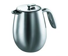 Bodum - 1312-16 - Columbia - CafetiÃ¨re Ã Piston Isotherme 12 Tasses - Double Paroi Inox - 1.5 L - Brillant