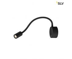 SLV DIO Flex Plate Applique murale dintérieur à LED 3000 K Aluminium Noir 1,9 W