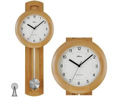 Atlanta 562/30 Horloge murale Bois, WeiÃ, 66 x 24 x 5 cm