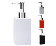 Spirella Quadro Distributeur de Savon céramique Blanc