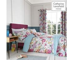 Catherine Lansfield Salisbury Parure pour Couette, Polycoton, Multicolore, Double