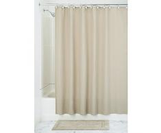 InterDesign 20582EU York Rideau de Douche Coton + Polyester Lin 183 x 183 cm
