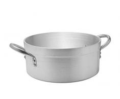 Pardini Faitout Moyen, Acier INOX, Argent, 28 cm