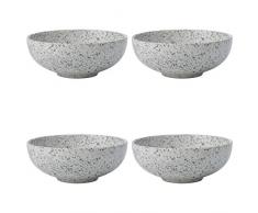 Maxwell Williams Caviar Set de bols en cÃ©ramique ovale en porcelaine, Porcelaine, crÃ¨me, 11 cm