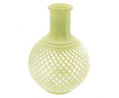 Clayre & Eef 6GL2351GR Vase en Verre à 13 x 18 cm