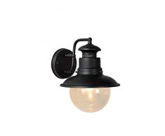 Lucide FIGO - Applique Murale ExtÃ©rieur - Ã 21,3 cm - IP44 - Noir