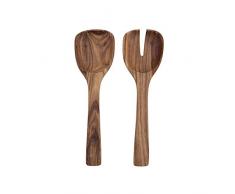 Villeroy & Boch Artesano Original Couverts Ã salade, 2 piÃ¨ces, Bois, Brun