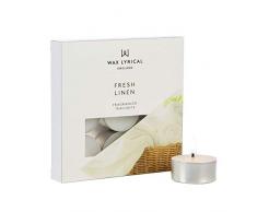 WAX LYRICAL Lot de 9 Bougies Chauffe-Plat parfumÃ©es Blanc