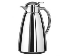 Emsa 516524 Quick Tip Campo Pichet Isotherme Acrylique Chrome 1,0 L 15 x 15 x 25,5 cm