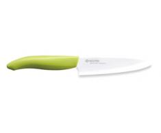 Kyocera FK-130-WH GR Couteau Universel Manche Ergonomique Céramique Vert 13 cm