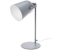 Umi. by Amazon Lampe de table, Vintage,gris mÃ©tallisÃ©, 35,56 cm