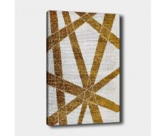 Bonamaison Peinture sur toile, multicolore, 50 x 70 cm - ConÃ§u et fabriquÃ© en Turquie