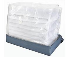 Idehome MR152 695a Housse Rangement avec Sac Retractable IV3/2 PPNW, Synthétique, Bleu/Gris, 49,5 x 16,75 x 91,5 cm