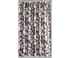 Rideau de Douche AQUALONA, Polyester, Gris, 180cm x 180cm