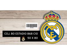 Manterol 868 Coussin avec Ã©cusson Real Madrid Motif Boules 50 x 50 x 80 cm Blanc