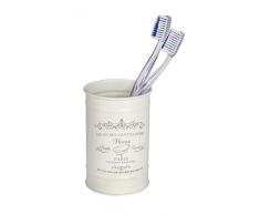 Wenko 22515100 Gobelet Home, Acier Inoxydable, CrÃ¨me, 7,5 x 7,5 x 11,4 cm