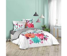 douceur dintÃ©rieur parure 3 piÃ¨ces 240x220 cm papaya