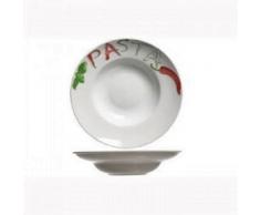 Cosy & Trendy 501779 Assiette Pasta, Porcelaine, diamÃ¨tre 30 cm