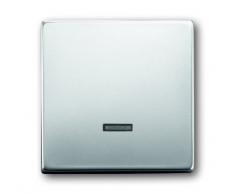 Busch-Jaeger 6543 866 Blanc Clavier avec lampe Glow 6543 866 en acier inoxydable Blanc